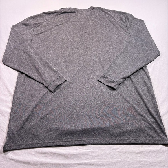 BSN Sports New Trier Trevians Long Sleeve Athletic Long Sleeve Mens 2XL Gray - Picture 3 of 7